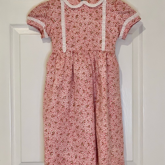 Beautiful New Classic Girl Dress in 100% Cotton. With cotton lining.Size:0,4,6 - Picture 2 of 10